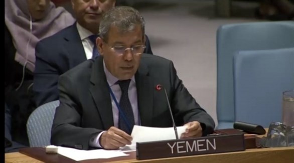 مندوب اليمن الدائم في الأمم المتحدة عبدالله السعدي (أرشيف)