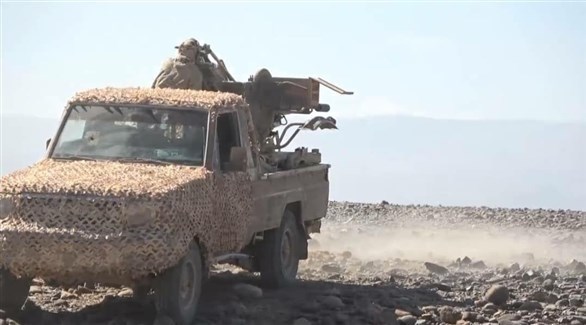 قوة من الجيش اليمني تشتبك مع الميليشيات الحوثية (أرشيف)