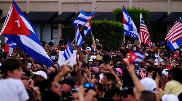 جانب من مظاهرات شهدتها كوبا أخيراً (أرشيف)