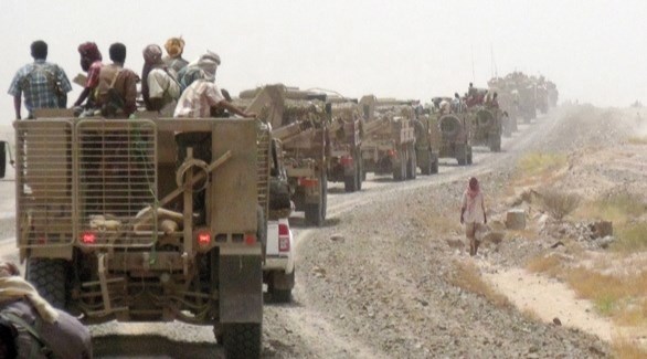 قافلة عسكرية للجيش الوطني اليمني (أرشيف)