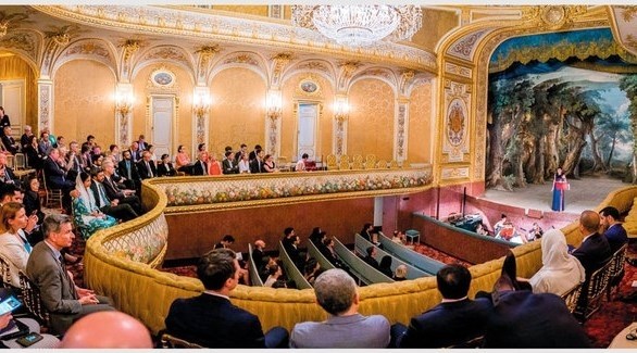 مسرح الشيخ خليفة بن زايد في قصر فونتينبلو (أرشيف)