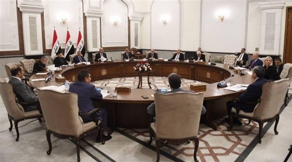 اجتماع القادة العراقيين لتوقيع مدونة السلوك الانتخابي (تويتر)