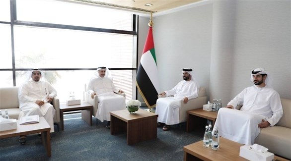 جانب استقبال سفير الكويت في وكالة الإمارات للفضاء في أبوظبي (وام)