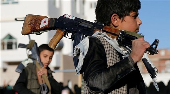 طفلان جندهما الحوثيون (أرشيف)
