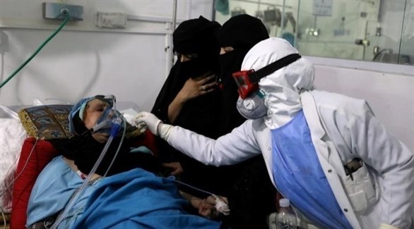 مريضة بكورونا في أحد مستشفيات اليمن (أرشيف)