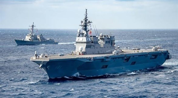 سفن حربية أمريكية في خليج عمان (أرشيف)