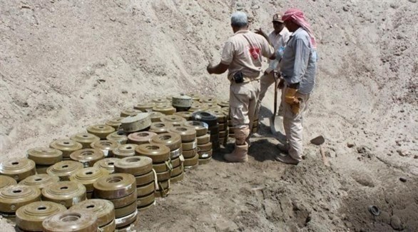 ألغام تم نزعها في اليمن (أرشيف)