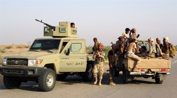 جنود من الجيش اليمني الوطني في شبوة (أرشيف)