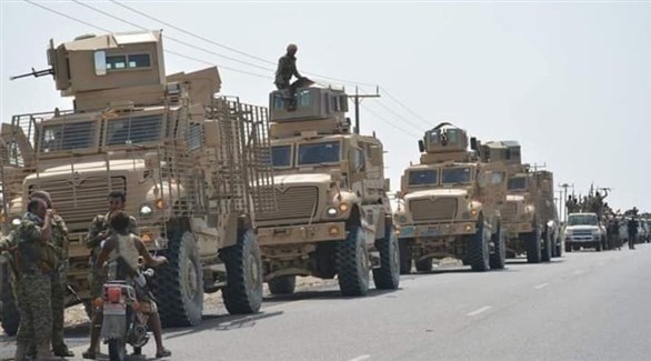رتل عسكري للجيش اليمني في الطريق إلى الحديدة (أرشيف)