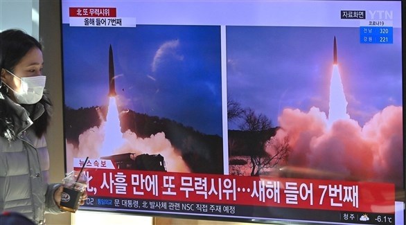 تجربة سابقة لعملية إطلاق صاروخ بالستي عابر للقارات في كوريا الشمالية (أرشيف)