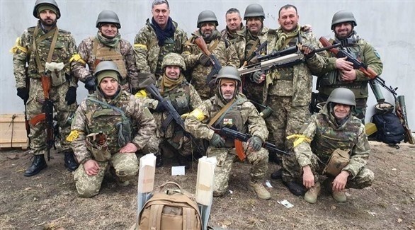 متطوعون أجانب في الفيلق الدولي بأوكرانيا (أرشيف) 