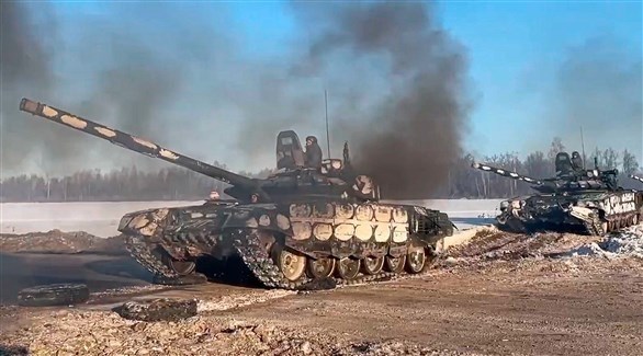دبابات للجيش الروسي في أوكرانيا (أرشيف) 