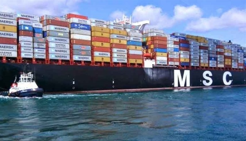 سفينة حاويات لشركة المتوسط إم إس سي (أرشيف)