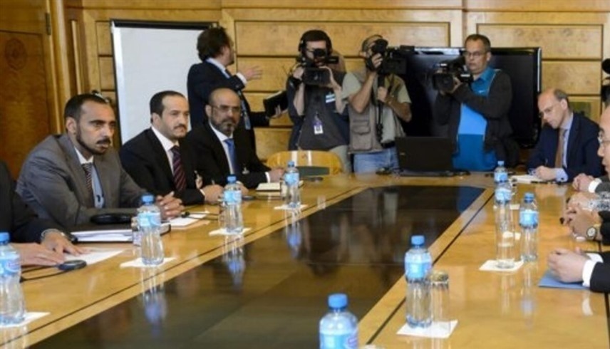 محادثات سابقة في جنيف بين الحكومة اليمينة والحوثيين (أرشيف)