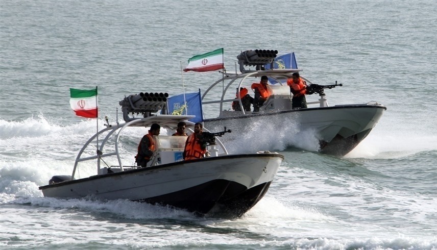 زوارق الحرس الثوري الإيراني في الخليج (أرشيف)